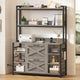 SEDETA File Cabinet with Open Storage Shelf for Home Office