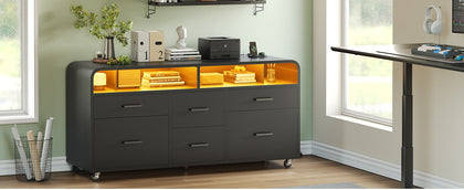 How a SEDETA 6-Drawer Mobile File Cabinet Transforms Home Office Organization