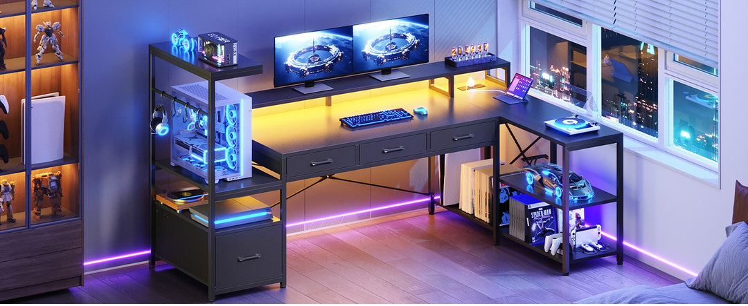 Left or Right? How a Reversible L-Shaped Gaming Desk Solves Every Space Problem