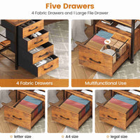SEDETA | 75 Inch LED Gaming Desk Large Computer Desk with 5 Drawers and Storage Shelves for Home Office
