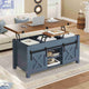 SEDETA® 40 Inch Lift Top Coffee Table Farmhouse 4 in 1 Multi-Function for Living Room