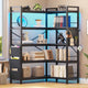 SEDETA® 5 Tier Corner Bookshelf Home Office Convertible Bookcase Modern with Storage