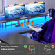 SEDETA | 67 Inch Reversible L Shaped Led Gaming Desk with Drawers for Home Office