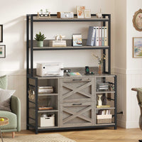 SEDETA® File Cabinet Vertical Filing Cabinet with Lock for Home Office with Charging Station