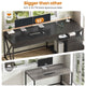 SEDETA 63 Inch Office Desk Computer Desk with File Drawers and Power Outlet