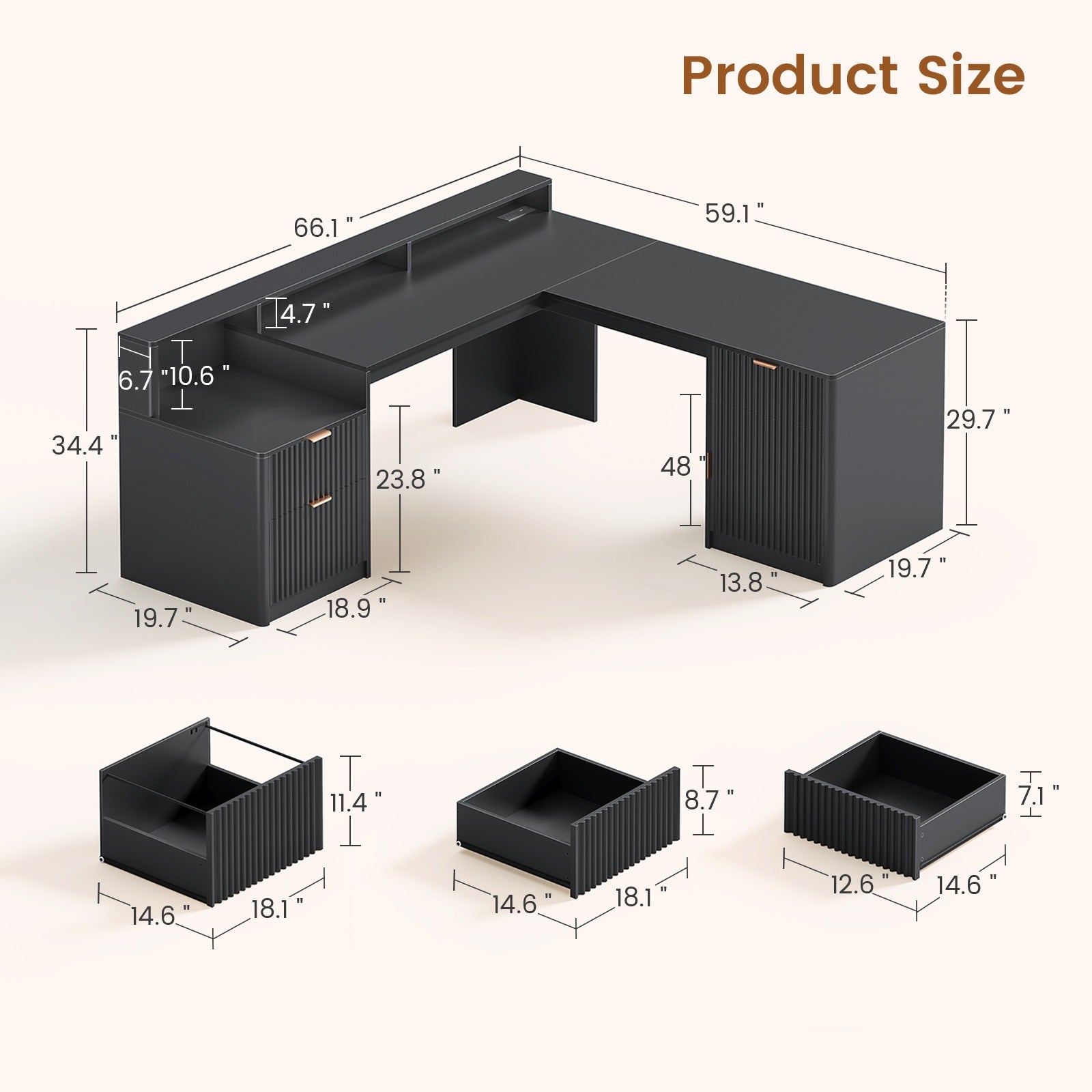2 person desk