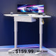 SEDETA 32 Inch Corner Electric Standing Desk Height Adjustable Computer Desk with Drawer Stand up Writing Desk