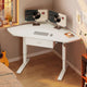SEDETA 32 Inch Corner Electric Standing Desk Height Adjustable Computer Desk with Drawer Stand up Writing Desk