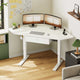 SEDETA 32 Inch Corner Electric Standing Desk Height Adjustable Computer Desk with Drawer Stand up Writing Desk