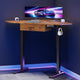 SEDETA 32 Inch Corner Electric Standing Desk Height Adjustable Computer Desk with Drawer Stand up Writing Desk