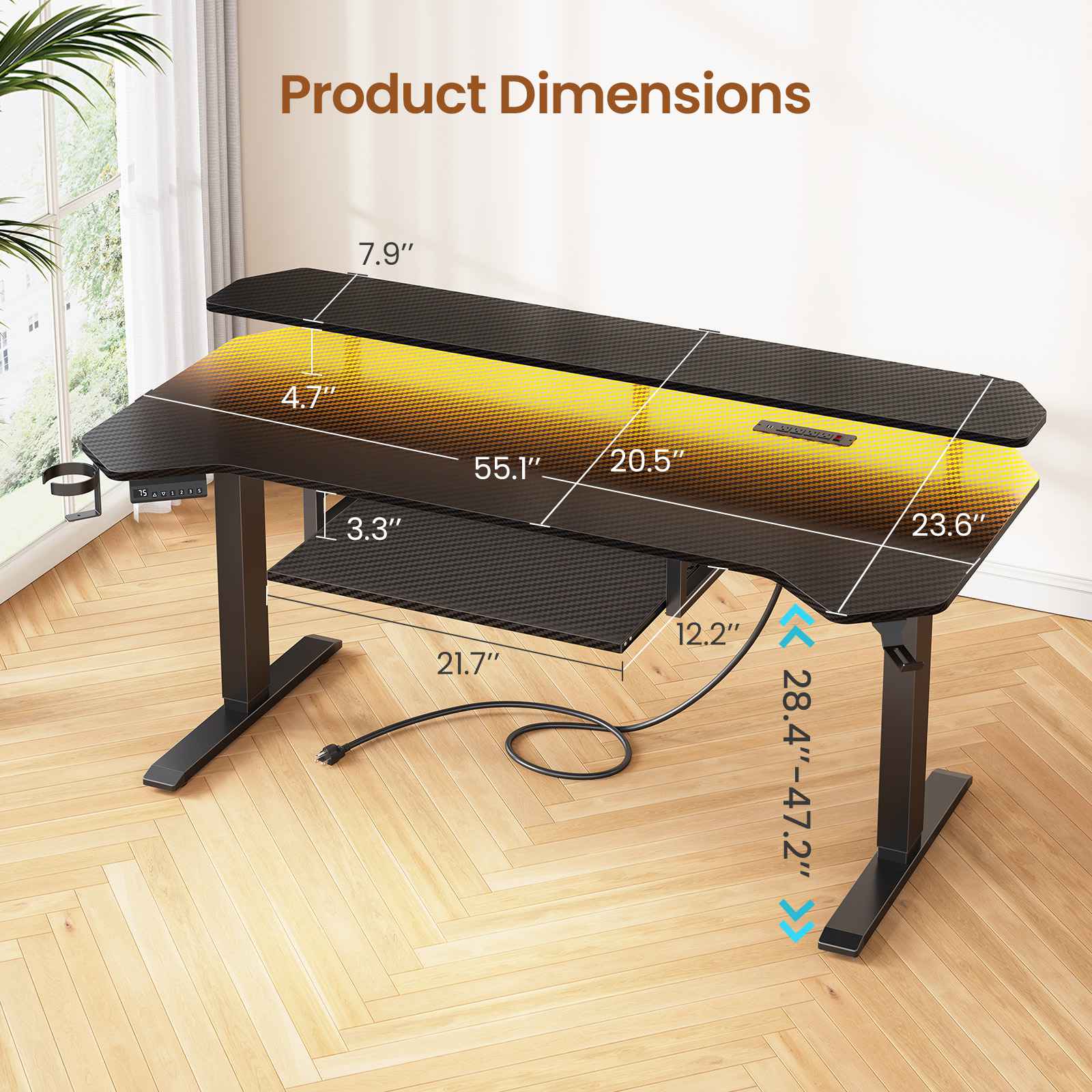 2 person desk