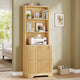 SEDETA® Farmhouse Fluted File Cabinets with Adjustable Storage Shelf 2 Drawers Wood Filing Cabinet fits A4 Size Hanging File Folders