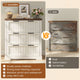 SEDETA 3 Drawer File Cabinet Farmhouse Filing Cabinet for Home Office Wood Office File Cabinets for Letter/Legal/A4 Size Lateral File Cabinets with Printer Stand