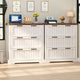 SEDETA 3 Drawer File Cabinet Farmhouse Filing Cabinet for Home Office Wood Office File Cabinets for Letter/Legal/A4 Size Lateral File Cabinets with Printer Stand