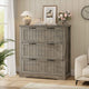 SEDETA 3 Drawer File Cabinet Farmhouse Filing Cabinet for Home Office Wood Office File Cabinets for Letter/Legal/A4 Size Lateral File Cabinets with Printer Stand