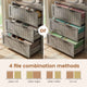 SEDETA 3 Drawer File Cabinet Farmhouse Filing Cabinet for Home Office Wood Office File Cabinets for Letter/Legal/A4 Size Lateral File Cabinets with Printer Stand