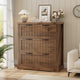 SEDETA 3 Drawer File Cabinet Farmhouse Filing Cabinet for Home Office Wood Office File Cabinets for Letter/Legal/A4 Size Lateral File Cabinets with Printer Stand