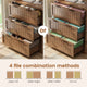 SEDETA 3 Drawer File Cabinet Farmhouse Filing Cabinet for Home Office Wood Office File Cabinets for Letter/Legal/A4 Size Lateral File Cabinets with Printer Stand