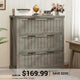 SEDETA 3 Drawer File Cabinet Farmhouse Filing Cabinet for Home Office Wood Office File Cabinets for Letter/Legal/A4 Size Lateral File Cabinets with Printer Stand