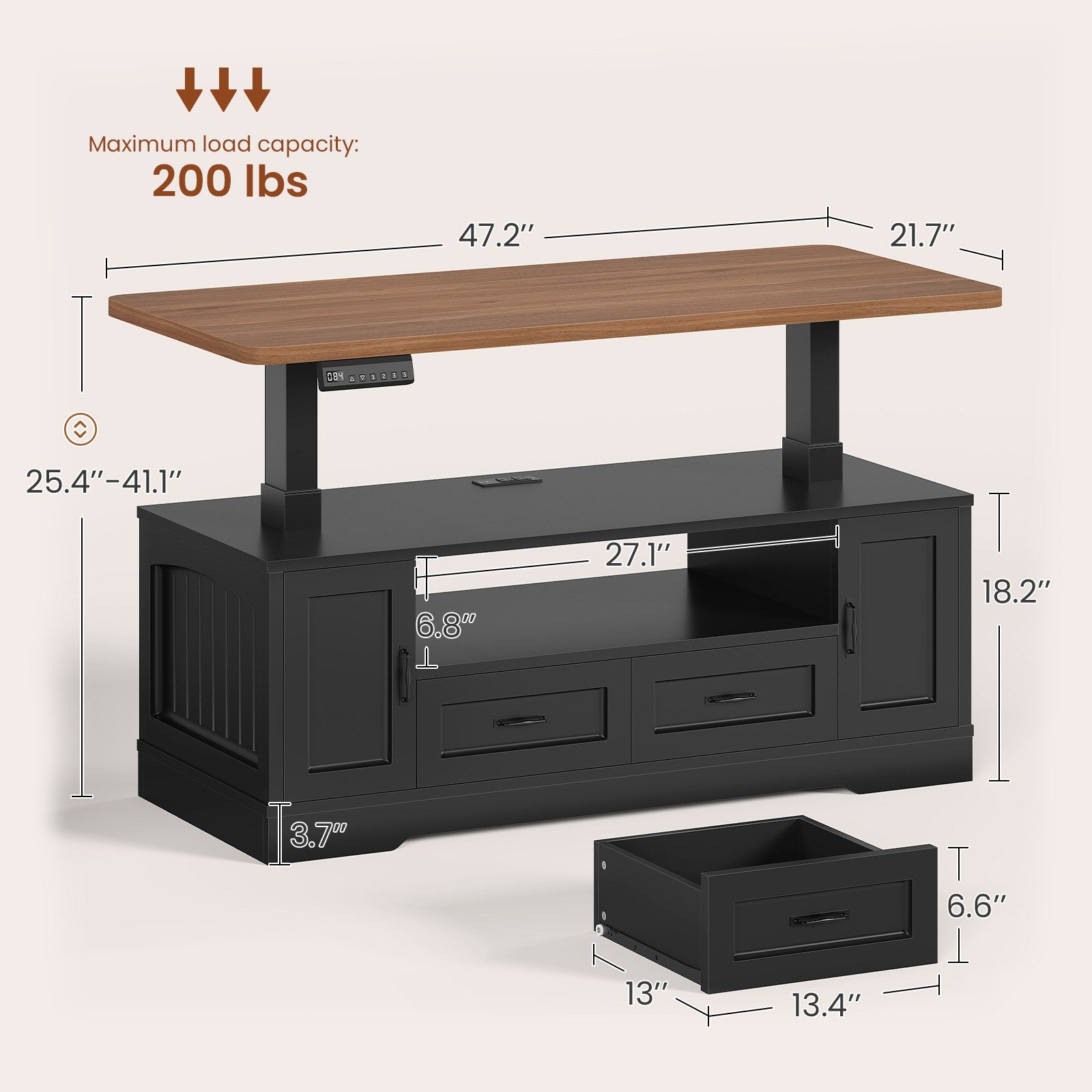 2 person desk