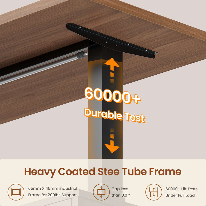 SEDETA 47.2 Inch Electric Standing Coffee Table with Storage Farmhouse Lift Top Coffee Table with Drawers and Open Shelves Height Adjustable Power Outlet