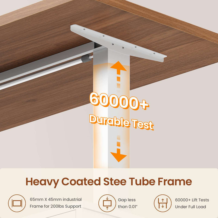 SEDETA 47.2 Inch Electric Standing Coffee Table with Storage Farmhouse Lift Top Coffee Table with Drawers and Open Shelves Height Adjustable Power Outlet