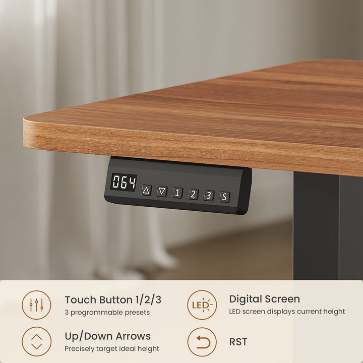 SEDETA 47.2 Inch Electric Standing Coffee Table with Storage Farmhouse Lift Top Coffee Table with Drawers and Open Shelves Height Adjustable Power Outlet