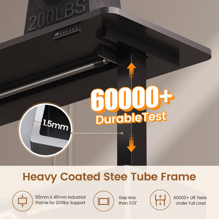 SEDETA 69 Inch L Shaped Electric Standing Desk Height Adjustable Home Office Executive Desk with 4 Drawers and Storage Shelves Fluted Computer Desks with Power Outlet