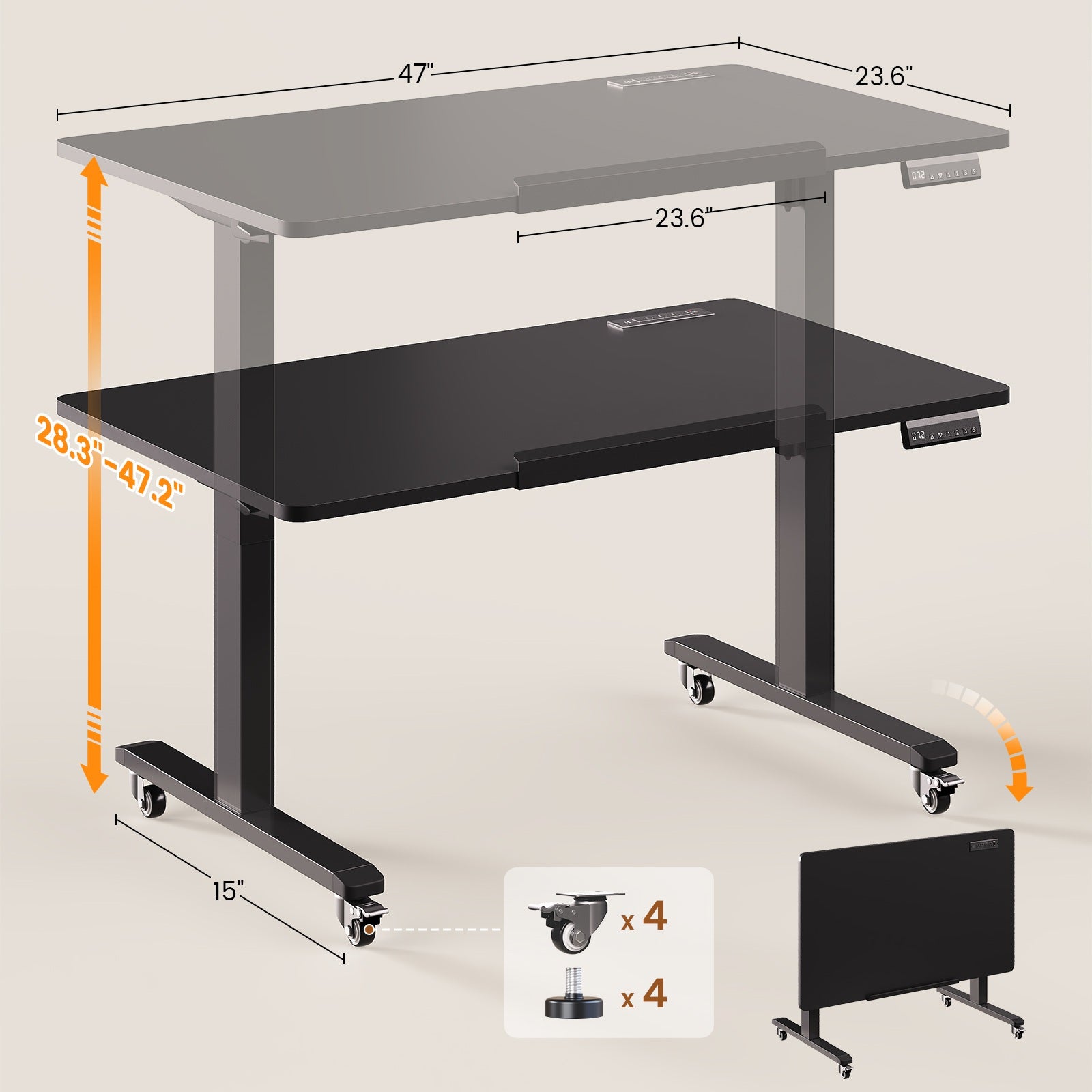 2 person desk