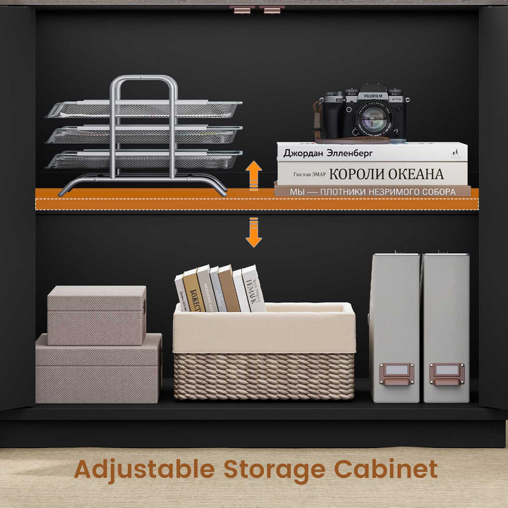 SEDETA® 78.7 Inch Corner Computer Desk L Shaped Executive Desk Modern Large Home Office Desk with Power Outlet CPU Stand Storage Cabinet 3 Drawers