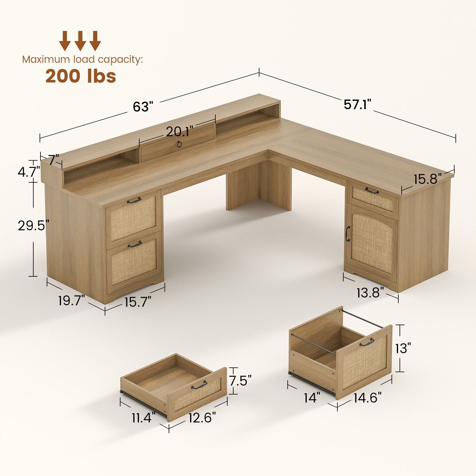 2 person desk