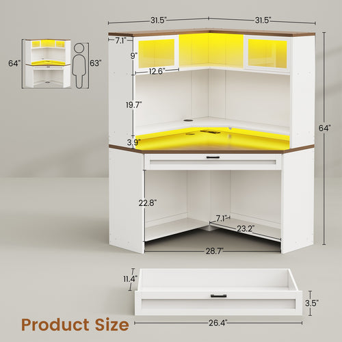 2 person desk