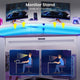 SEDETA 31.5 Inch Corner Small Computer Desk Gaming Desk with LED Lights Power Strip Drawers Storage Shelves Hutch for Home Office