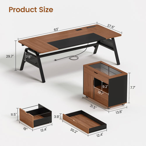 2 person desk