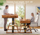 SEDETA 59 Inch L Shaped Electric Standing Desk Executive Height Adjustable Computer Desk with Drawers Power Outlets