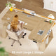 SEDETA 59 Inch L Shaped Electric Standing Desk Executive Height Adjustable Computer Desk with Drawers Power Outlets