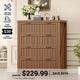 SEDETA 33.5 Inch Farmhouse 4 Drawer File Cabinet Filing Cabinet for Home Office Wood Office File Cabinets for Letter/Legal/A4 Size File Cabinet Organizer for Study Room Living Room