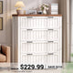 SEDETA 33.5 Inch Farmhouse 4 Drawer File Cabinet Filing Cabinet for Home Office Wood Office File Cabinets for Letter/Legal/A4 Size File Cabinet Organizer for Study Room Living Room