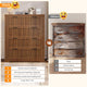 SEDETA 33.5 Inch Farmhouse 4 Drawer File Cabinet Filing Cabinet for Home Office Wood Office File Cabinets for Letter/Legal/A4 Size File Cabinet Organizer for Study Room Living Room