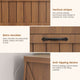SEDETA 33.5 Inch Farmhouse 4 Drawer File Cabinet Filing Cabinet for Home Office Wood Office File Cabinets for Letter/Legal/A4 Size File Cabinet Organizer for Study Room Living Room