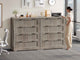 SEDETA 33.5 Inch Farmhouse 4 Drawer File Cabinet Filing Cabinet for Home Office Wood Office File Cabinets for Letter/Legal/A4 Size File Cabinet Organizer for Study Room Living Room
