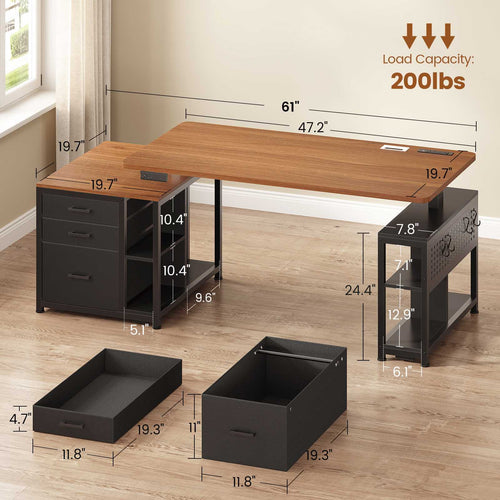2 person desk