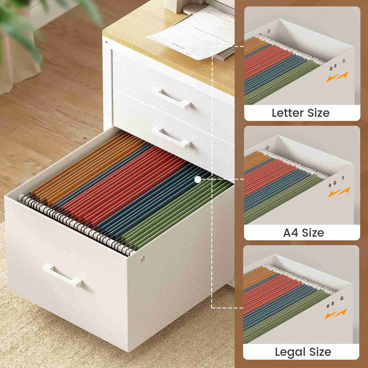 SEDETA 61 Inch Electric Standing Desk with 3 Fabric Drawers Height Adjustable Computer Desk with Storage Drawers and Power Outlets Home Office Stand up Desk for Work Study Writing