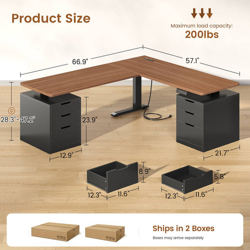 2 person desk