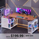 SEDETA | 61 Inch Home Office Stand up Desk with 3 Fabric Drawers Height Adjustable Computer Desk with Power Outlets Electric Standing Desk with Storage Drawers