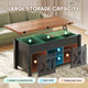 SEDETA 40 Inch Lift Top Coffee Table 4 in 1 Multi-Function Convertible Coffee Tables
