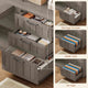 SEDETA | 59 Inch Farmhouse Corner Wood Office Desk L Shaped Computer Desk with 3 Drawers 5-Tier Bookshelf Storage Shelves Power Outlet for Small Space