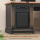 SEDETA  62 Inch Farmhouse Executive Desk Home Office Desk with  3 Drawers and Storage Cabinet Computer Desk with Power Outlet for Home Office