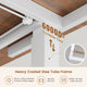 SEDETA | 63 Inch Sit Stand Desk with Storage Shelves 3 Memory Presets Height Adjustable Stand Up Desk with Power Outlets L Shaped Electric Standing Desk with 7 Drawers