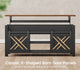 SEDETA 39.3 Inch Lift Top Coffee Table Farmhouse Lift Tabletop Dining Table Gas Spring Hidden Compartment Open Storage Shelf for Living Room